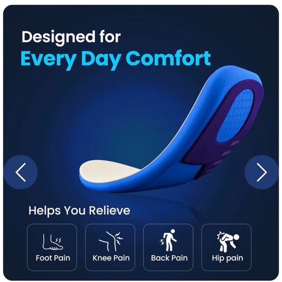 👟 Comfort Wear Unisex Memory-Sole Gel Sport Orthotic size Small - Picture 5 of 9